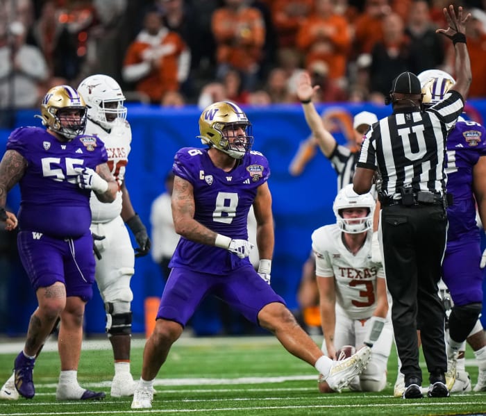 Bralen Trice yells in celebration